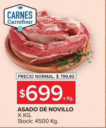 Carrefour Market Asado De Novillo x kg oferta
