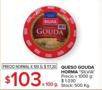 Carrefour Market Silvia Queso Gouda Horma x 100g oferta
