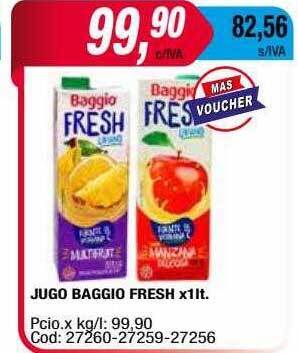 Maxiconsumo Jugo Baggio Fresh oferta