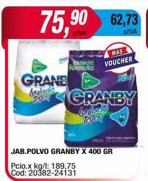 Maxiconsumo Jab Polvo Granby oferta