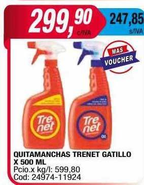 Maxiconsumo Quitamanchas Trenet Gatillo oferta