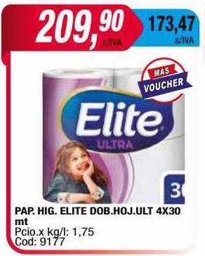 Maxiconsumo Pap Hig Elite Dob Hoj Ult oferta