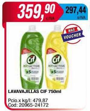 Maxiconsumo Lavavajillas Cif oferta