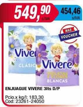 Maxiconsumo Enjuague Vivere oferta