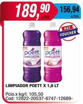 Maxiconsumo Limpiador Poett oferta