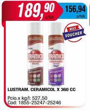 Maxiconsumo Lustram Ceramicol oferta