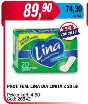 Maxiconsumo Prot Fem Lina Dia Linita oferta