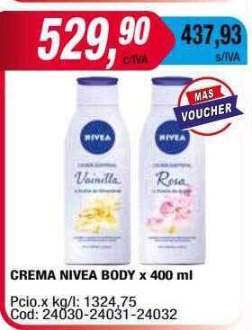 Maxiconsumo Crema Nivea Body oferta