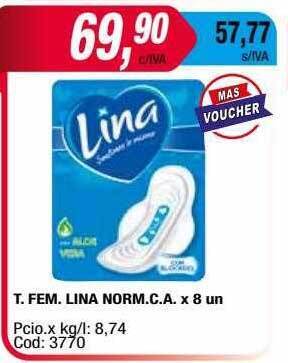 Maxiconsumo T Fem Lina Norm C.a. oferta