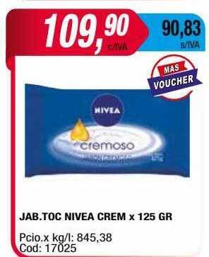 Maxiconsumo Jab Toc Nivea Crem oferta