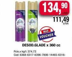 Maxiconsumo Desod Glade oferta