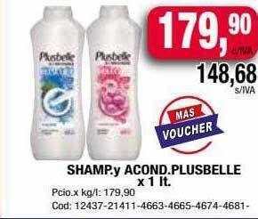 Maxiconsumo Shamp Y Acond Plusbelle oferta