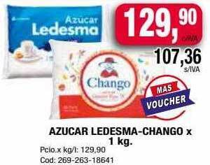 Maxiconsumo Azucar Ledesma-chango oferta