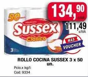 Maxiconsumo Rollo Cocina Sussex oferta