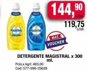 Maxiconsumo Detergente Magistral oferta