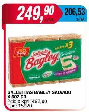 Maxiconsumo Galletitas Bagley Salvado oferta