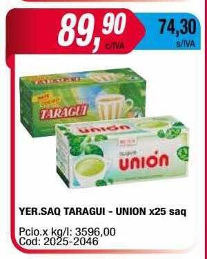 Maxiconsumo Yer Saq Taragui - Union oferta