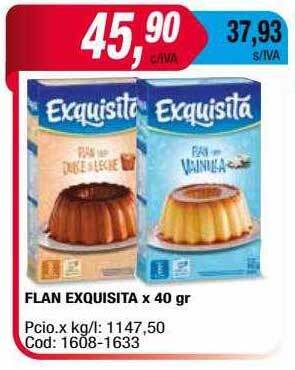 Maxiconsumo Flan Exquisita oferta