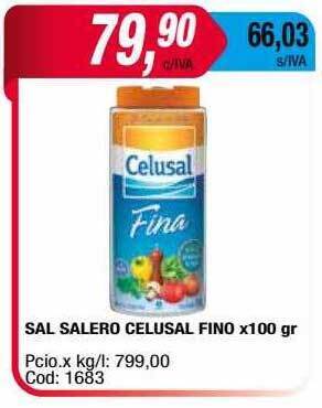 Maxiconsumo Sal Salero Celusal Fino oferta