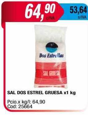 Maxiconsumo Sal Dos Estrel Gruesa oferta