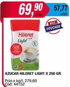 Maxiconsumo Azucar Hileret Light oferta