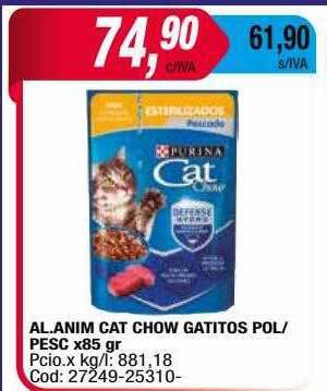 Maxiconsumo Al Anim Cat Chow Gatitos Pol oferta