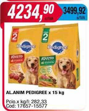 Maxiconsumo Al Anim Pedigree oferta