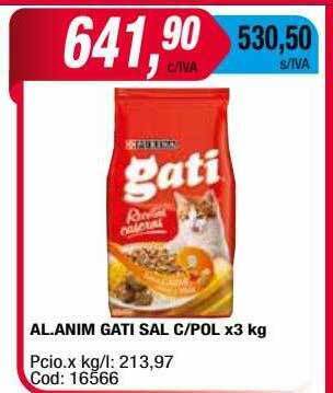 Maxiconsumo Al Anim Gati Sal C Pol oferta