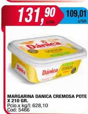 Maxiconsumo Margarina Danica Cremosa Pote oferta