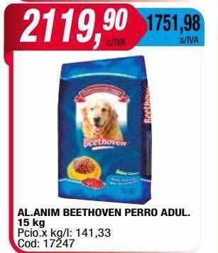 Maxiconsumo Al Anim Beethoven Perro Adul oferta