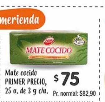Supermercados Aiello Mate Cocido Primer Precio oferta