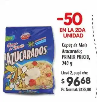 Supermercados Aiello Copos De Maiz Azucarado Primere Precio -50 En La 2da Unidad oferta