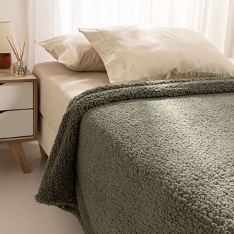 Arredo Frazada 1 plaza corderito lisa oferta