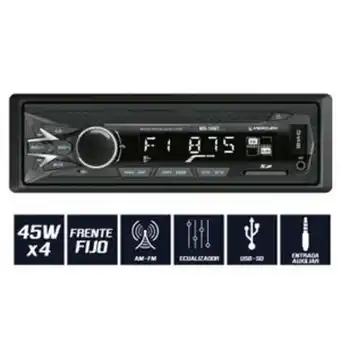 Frávega Estéreo auto mercury radio bluetooth usb control desde app oferta