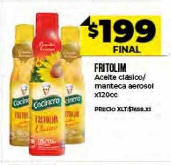 Supermayorista Vital Fritolim Aceite Clásico Manteca Aerosol oferta