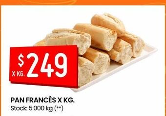 Changomas Pan francés x kg. oferta