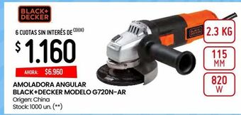 Changomas Amoladora angular black+decker modelo g720n-ar oferta