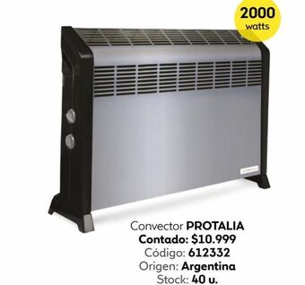 Convector protalia