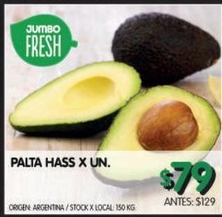 Jumbo Palta hass x un oferta