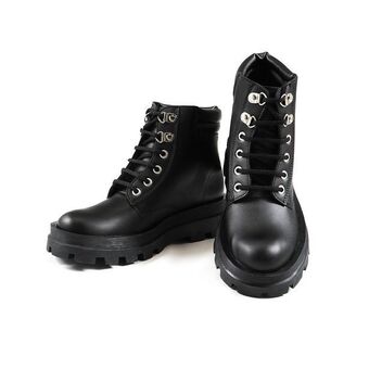 Coto Borcego dama color negro talle 35 oferta