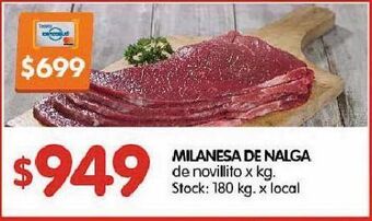 Disco Milanesa de nalga de novillito x kg oferta