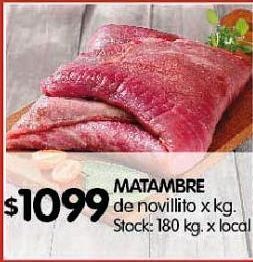 Disco Matambre de novillito x kg oferta