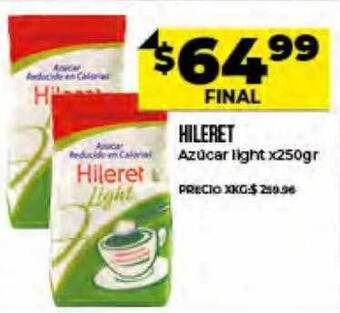 Supermayorista Vital Hileret Azucar Light oferta
