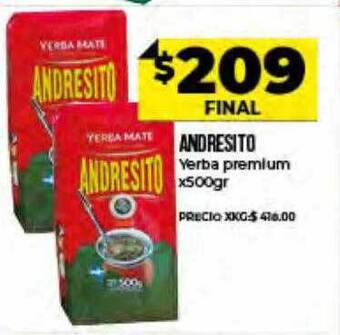 Supermayorista Vital Andresito Yerba Premium oferta