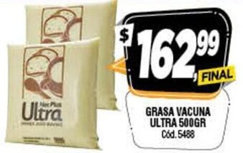 Supermercados Yaguar Grasa Vacuna Ultra 500gr oferta