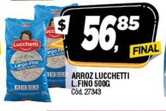 Supermercados Yaguar Arroz Lucchetti L. Fino 500g oferta