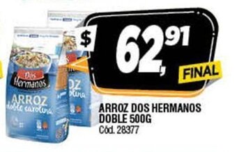 Supermercados Yaguar Arroz Dos Hermanos Doble 500g oferta