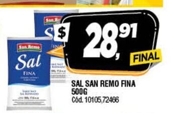 Sal San Remo Fina 500g