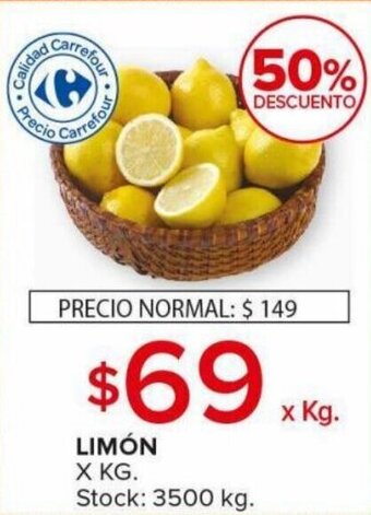 Carrefour Maxi Limón x kg oferta