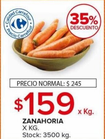 Carrefour Maxi Zanahoria x kg oferta